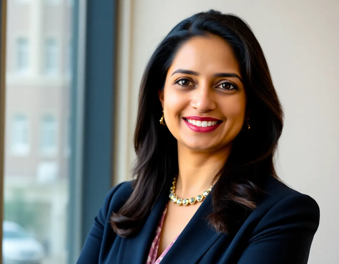 Professional headshot of Dr. Anjali Sharma, Chief Economist.